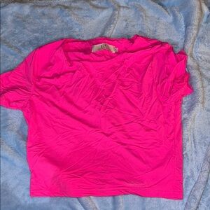 Hot Pink Women's Croptop
